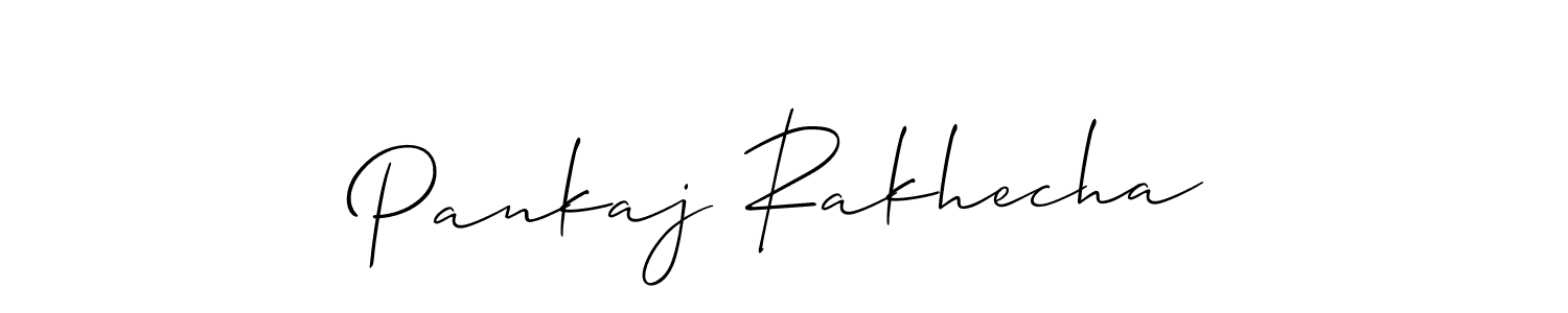 This is the best signature style for the Pankaj Rakhecha name. Also you like these signature font (Allison_Script). Mix name signature. Pankaj Rakhecha signature style 2 images and pictures png