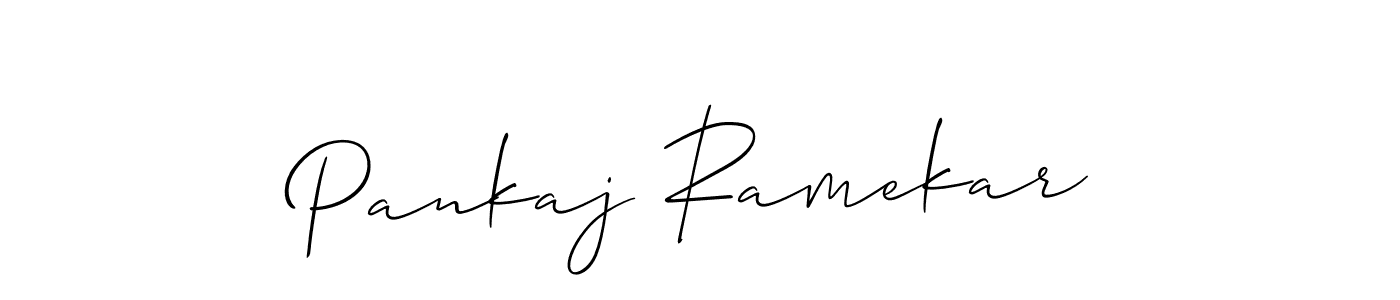 This is the best signature style for the Pankaj Ramekar name. Also you like these signature font (Allison_Script). Mix name signature. Pankaj Ramekar signature style 2 images and pictures png