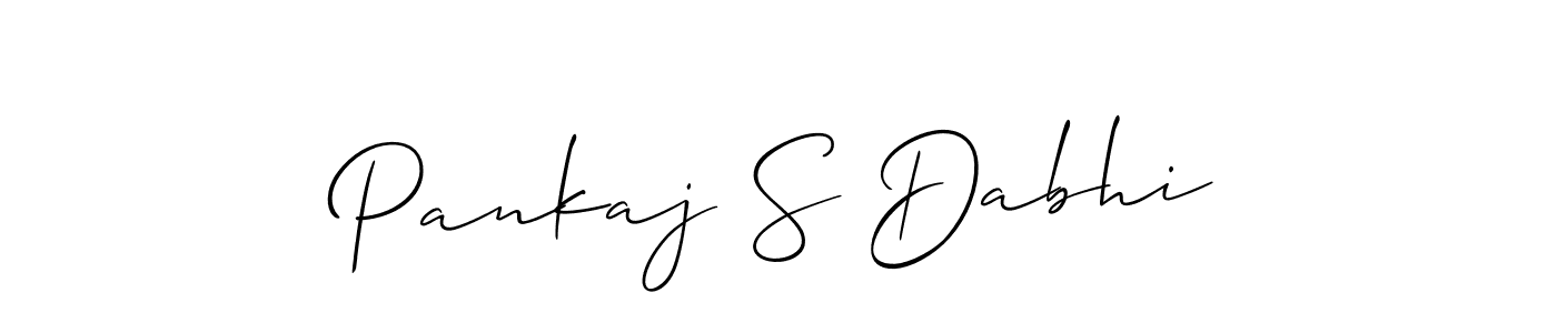 Make a beautiful signature design for name Pankaj S Dabhi. Use this online signature maker to create a handwritten signature for free. Pankaj S Dabhi signature style 2 images and pictures png