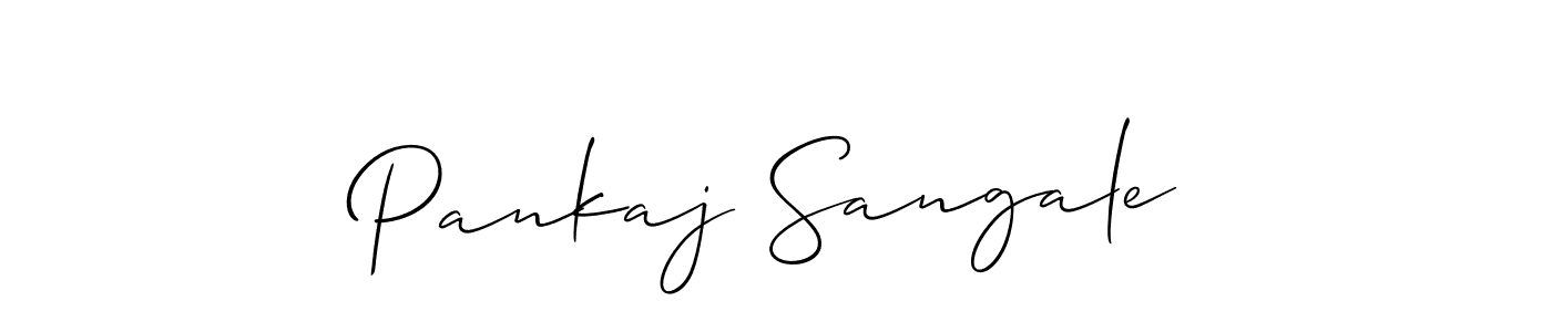 Best and Professional Signature Style for Pankaj Sangale. Allison_Script Best Signature Style Collection. Pankaj Sangale signature style 2 images and pictures png