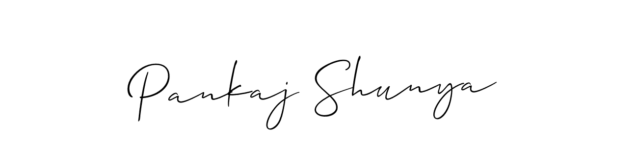 This is the best signature style for the Pankaj Shunya name. Also you like these signature font (Allison_Script). Mix name signature. Pankaj Shunya signature style 2 images and pictures png