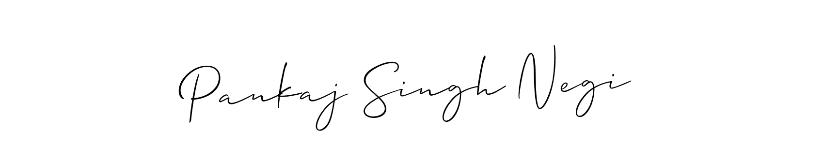 Similarly Allison_Script is the best handwritten signature design. Signature creator online .You can use it as an online autograph creator for name Pankaj Singh Negi. Pankaj Singh Negi signature style 2 images and pictures png