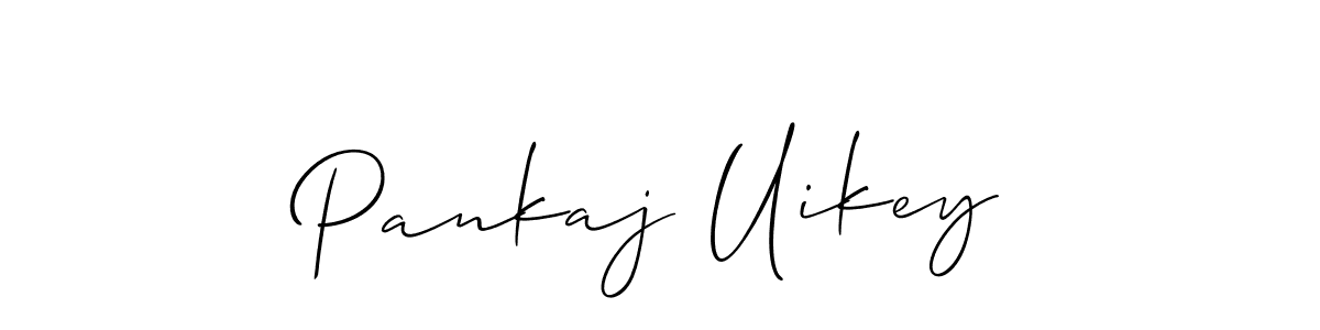 Design your own signature with our free online signature maker. With this signature software, you can create a handwritten (Allison_Script) signature for name Pankaj Uikey. Pankaj Uikey signature style 2 images and pictures png