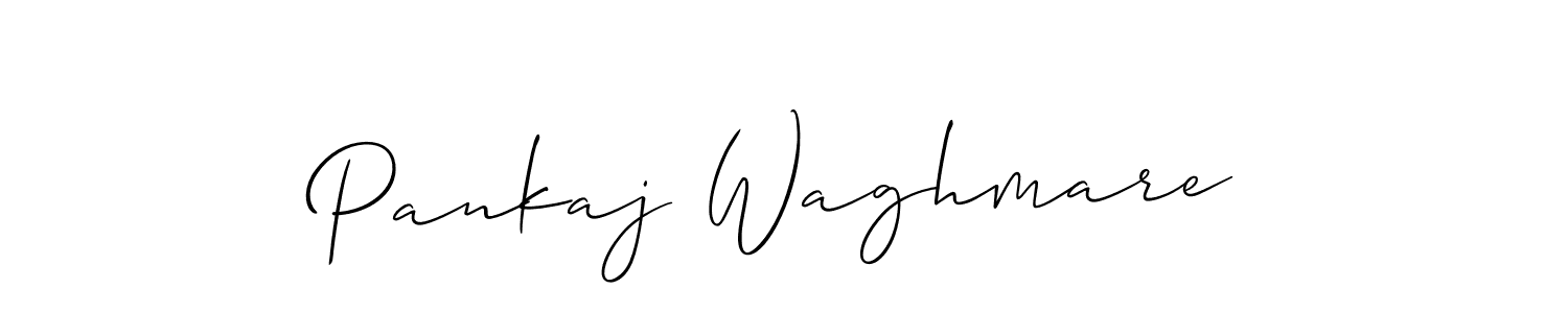 Design your own signature with our free online signature maker. With this signature software, you can create a handwritten (Allison_Script) signature for name Pankaj Waghmare. Pankaj Waghmare signature style 2 images and pictures png