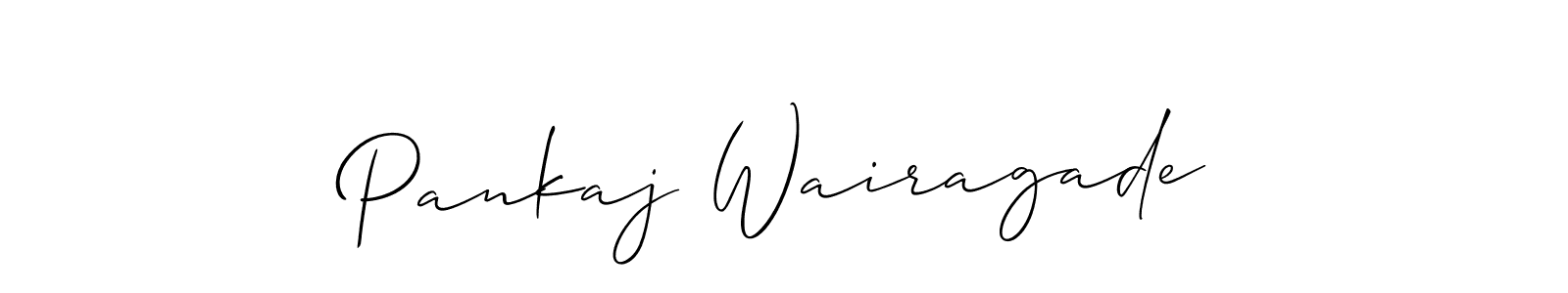 Use a signature maker to create a handwritten signature online. With this signature software, you can design (Allison_Script) your own signature for name Pankaj Wairagade. Pankaj Wairagade signature style 2 images and pictures png