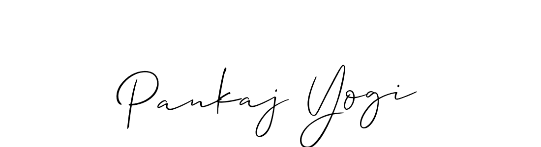 Also You can easily find your signature by using the search form. We will create Pankaj Yogi name handwritten signature images for you free of cost using Allison_Script sign style. Pankaj Yogi signature style 2 images and pictures png