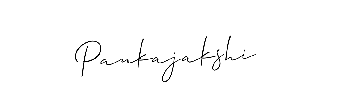 You should practise on your own different ways (Allison_Script) to write your name (Pankajakshi) in signature. don't let someone else do it for you. Pankajakshi signature style 2 images and pictures png