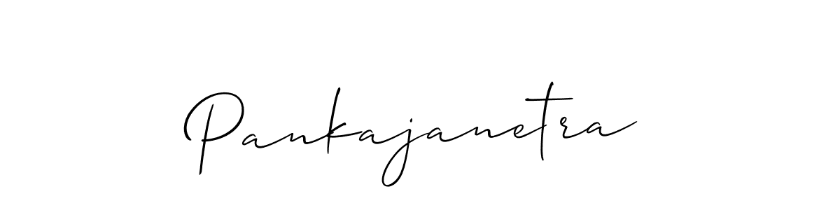 Create a beautiful signature design for name Pankajanetra. With this signature (Allison_Script) fonts, you can make a handwritten signature for free. Pankajanetra signature style 2 images and pictures png