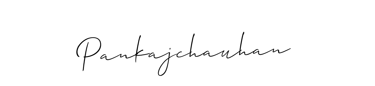 Make a short Pankajchauhan signature style. Manage your documents anywhere anytime using Allison_Script. Create and add eSignatures, submit forms, share and send files easily. Pankajchauhan signature style 2 images and pictures png