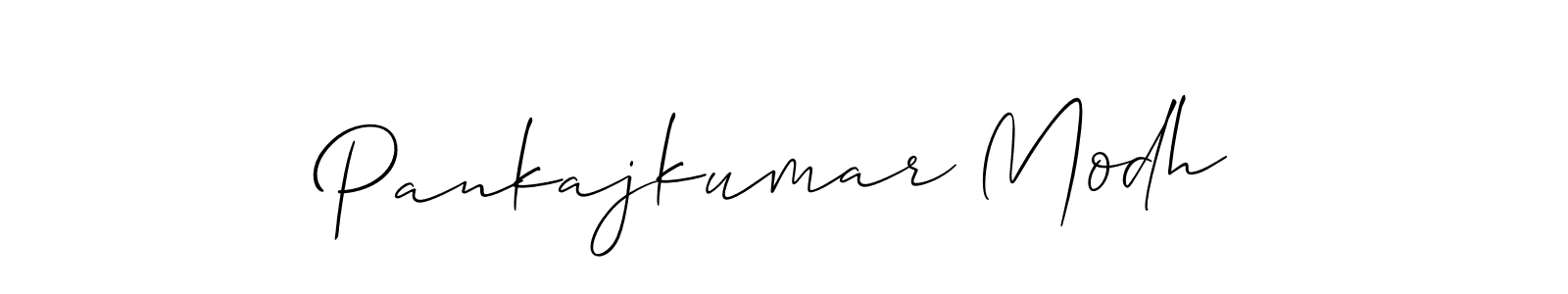 Also we have Pankajkumar Modh name is the best signature style. Create professional handwritten signature collection using Allison_Script autograph style. Pankajkumar Modh signature style 2 images and pictures png