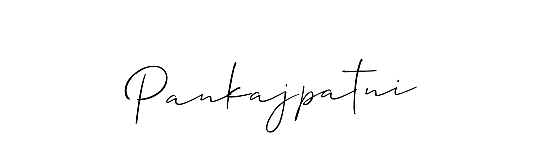 The best way (Allison_Script) to make a short signature is to pick only two or three words in your name. The name Pankajpatni include a total of six letters. For converting this name. Pankajpatni signature style 2 images and pictures png
