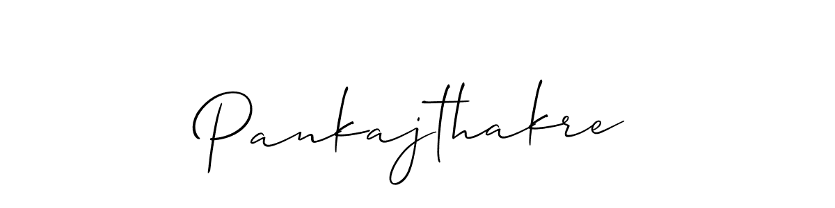 You should practise on your own different ways (Allison_Script) to write your name (Pankajthakre) in signature. don't let someone else do it for you. Pankajthakre signature style 2 images and pictures png