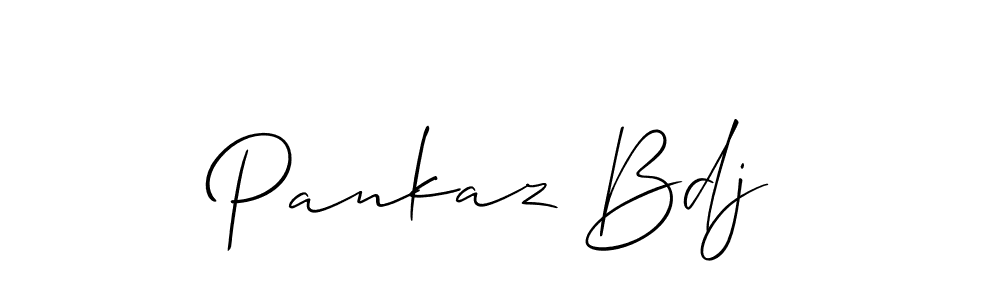 Also we have Pankaz Bdj name is the best signature style. Create professional handwritten signature collection using Allison_Script autograph style. Pankaz Bdj signature style 2 images and pictures png