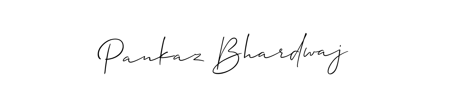 How to make Pankaz Bhardwaj signature? Allison_Script is a professional autograph style. Create handwritten signature for Pankaz Bhardwaj name. Pankaz Bhardwaj signature style 2 images and pictures png