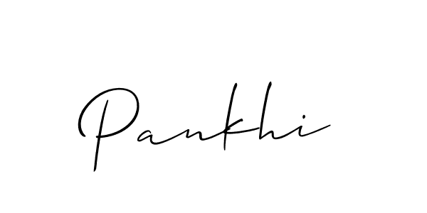 You should practise on your own different ways (Allison_Script) to write your name (Pankhi) in signature. don't let someone else do it for you. Pankhi signature style 2 images and pictures png