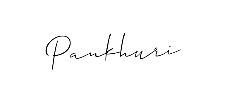 Best and Professional Signature Style for Pankhuri. Allison_Script Best Signature Style Collection. Pankhuri signature style 2 images and pictures png