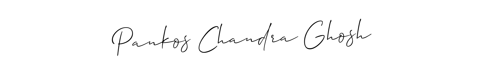 Create a beautiful signature design for name Pankos Chandra Ghosh. With this signature (Allison_Script) fonts, you can make a handwritten signature for free. Pankos Chandra Ghosh signature style 2 images and pictures png