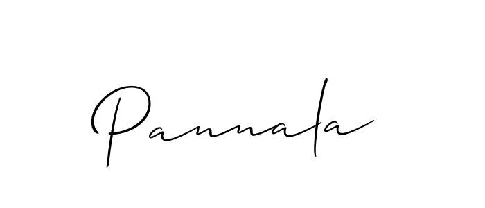 Best and Professional Signature Style for Pannala. Allison_Script Best Signature Style Collection. Pannala signature style 2 images and pictures png