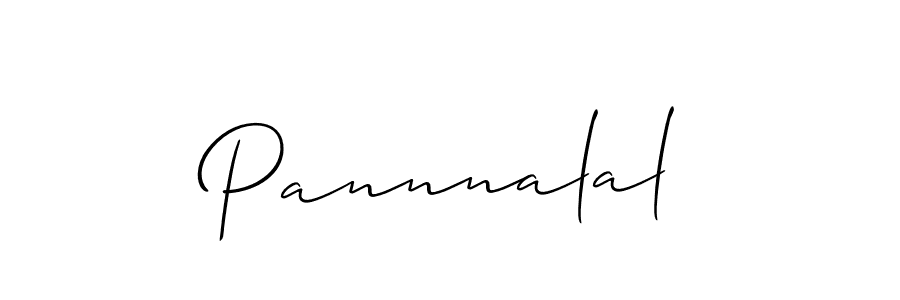 Use a signature maker to create a handwritten signature online. With this signature software, you can design (Allison_Script) your own signature for name Pannnalal. Pannnalal signature style 2 images and pictures png