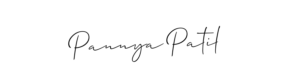 if you are searching for the best signature style for your name Pannya Patil. so please give up your signature search. here we have designed multiple signature styles  using Allison_Script. Pannya Patil signature style 2 images and pictures png