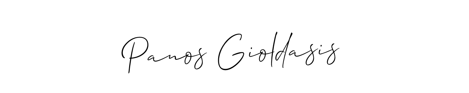 You should practise on your own different ways (Allison_Script) to write your name (Panos Gioldasis) in signature. don't let someone else do it for you. Panos Gioldasis signature style 2 images and pictures png