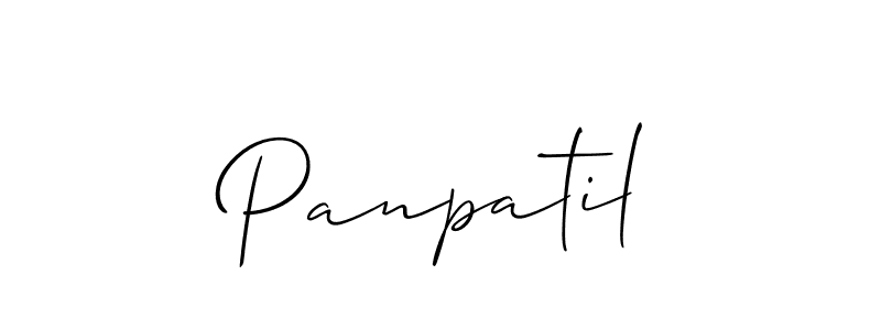 How to Draw Panpatil signature style? Allison_Script is a latest design signature styles for name Panpatil. Panpatil signature style 2 images and pictures png