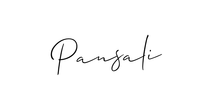Best and Professional Signature Style for Pansali. Allison_Script Best Signature Style Collection. Pansali signature style 2 images and pictures png