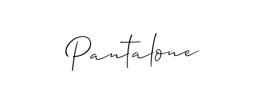 Use a signature maker to create a handwritten signature online. With this signature software, you can design (Allison_Script) your own signature for name Pantalone. Pantalone signature style 2 images and pictures png