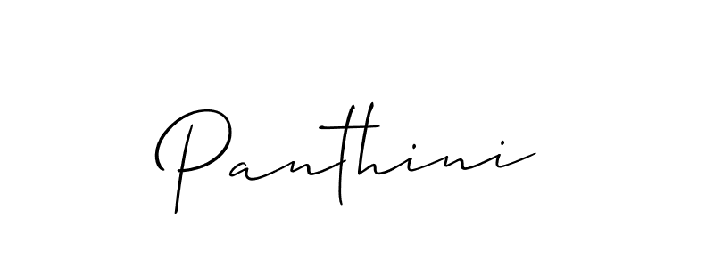 Create a beautiful signature design for name Panthini. With this signature (Allison_Script) fonts, you can make a handwritten signature for free. Panthini signature style 2 images and pictures png