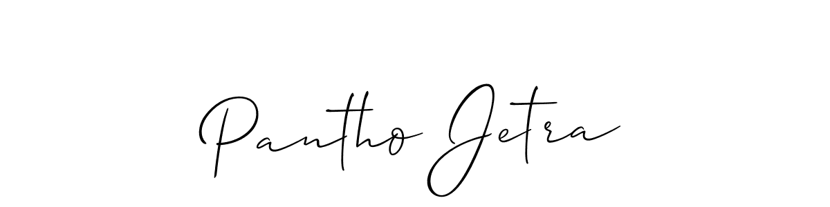 Also You can easily find your signature by using the search form. We will create Pantho Jetra name handwritten signature images for you free of cost using Allison_Script sign style. Pantho Jetra signature style 2 images and pictures png