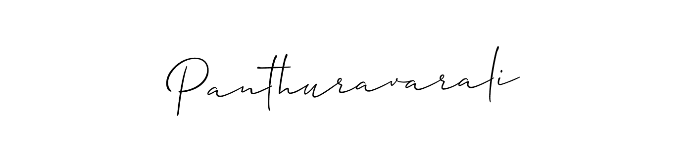 Make a beautiful signature design for name Panthuravarali. With this signature (Allison_Script) style, you can create a handwritten signature for free. Panthuravarali signature style 2 images and pictures png