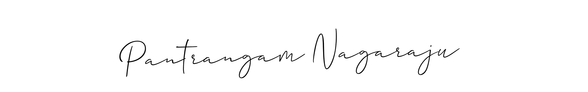 It looks lik you need a new signature style for name Pantrangam Nagaraju. Design unique handwritten (Allison_Script) signature with our free signature maker in just a few clicks. Pantrangam Nagaraju signature style 2 images and pictures png