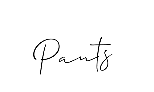 Best and Professional Signature Style for Pants. Allison_Script Best Signature Style Collection. Pants signature style 2 images and pictures png