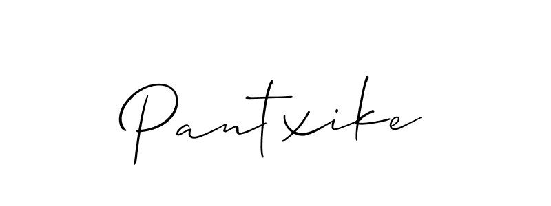 Best and Professional Signature Style for Pantxike. Allison_Script Best Signature Style Collection. Pantxike signature style 2 images and pictures png