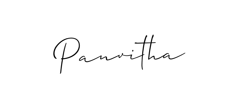 Also we have Panvitha name is the best signature style. Create professional handwritten signature collection using Allison_Script autograph style. Panvitha signature style 2 images and pictures png