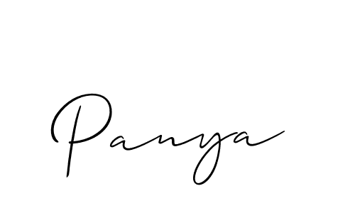 Also You can easily find your signature by using the search form. We will create Panya name handwritten signature images for you free of cost using Allison_Script sign style. Panya signature style 2 images and pictures png