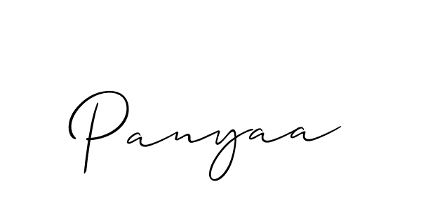 Make a beautiful signature design for name Panyaa. Use this online signature maker to create a handwritten signature for free. Panyaa signature style 2 images and pictures png