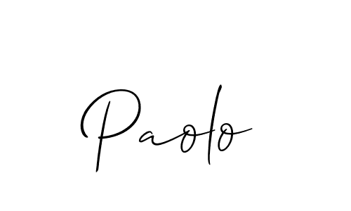 if you are searching for the best signature style for your name Paolo. so please give up your signature search. here we have designed multiple signature styles  using Allison_Script. Paolo signature style 2 images and pictures png