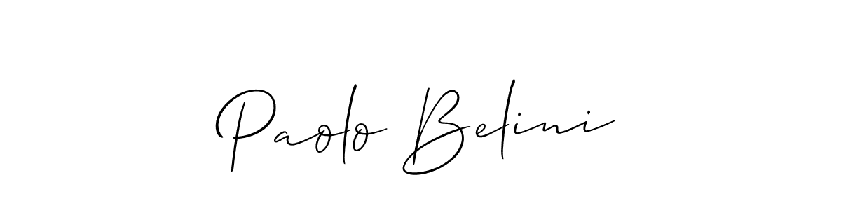 Make a beautiful signature design for name Paolo Belini. Use this online signature maker to create a handwritten signature for free. Paolo Belini signature style 2 images and pictures png