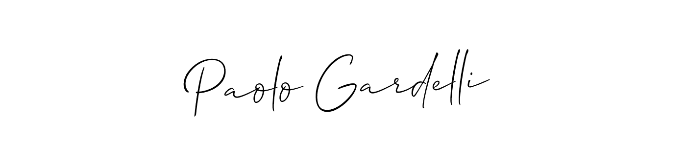 How to Draw Paolo Gardelli signature style? Allison_Script is a latest design signature styles for name Paolo Gardelli. Paolo Gardelli signature style 2 images and pictures png