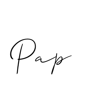 Pap stylish signature style. Best Handwritten Sign (Allison_Script) for my name. Handwritten Signature Collection Ideas for my name Pap. Pap signature style 2 images and pictures png