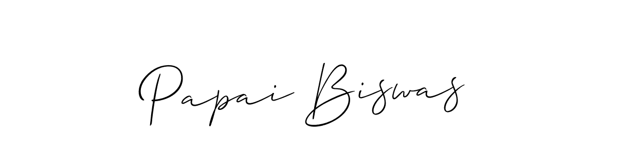 You should practise on your own different ways (Allison_Script) to write your name (Papai Biswas) in signature. don't let someone else do it for you. Papai Biswas signature style 2 images and pictures png