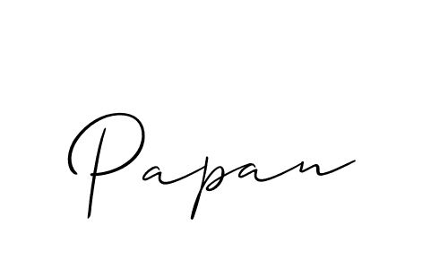 How to Draw Papan signature style? Allison_Script is a latest design signature styles for name Papan. Papan signature style 2 images and pictures png