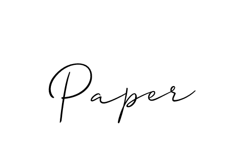 Make a short Paper signature style. Manage your documents anywhere anytime using Allison_Script. Create and add eSignatures, submit forms, share and send files easily. Paper signature style 2 images and pictures png