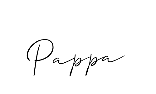 How to make Pappa signature? Allison_Script is a professional autograph style. Create handwritten signature for Pappa name. Pappa signature style 2 images and pictures png