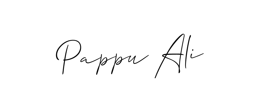 You should practise on your own different ways (Allison_Script) to write your name (Pappu Ali) in signature. don't let someone else do it for you. Pappu Ali signature style 2 images and pictures png