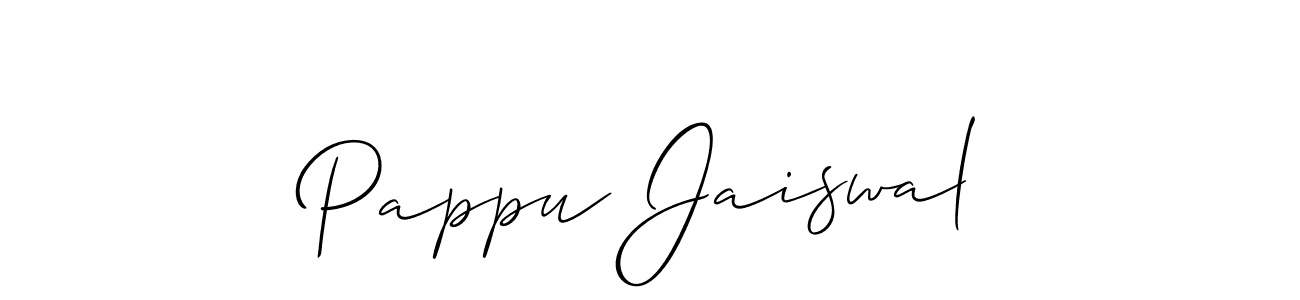 Pappu Jaiswal stylish signature style. Best Handwritten Sign (Allison_Script) for my name. Handwritten Signature Collection Ideas for my name Pappu Jaiswal. Pappu Jaiswal signature style 2 images and pictures png