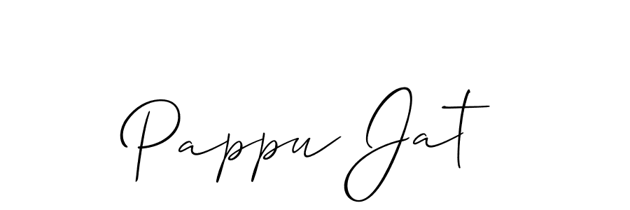 Create a beautiful signature design for name Pappu Jat. With this signature (Allison_Script) fonts, you can make a handwritten signature for free. Pappu Jat signature style 2 images and pictures png