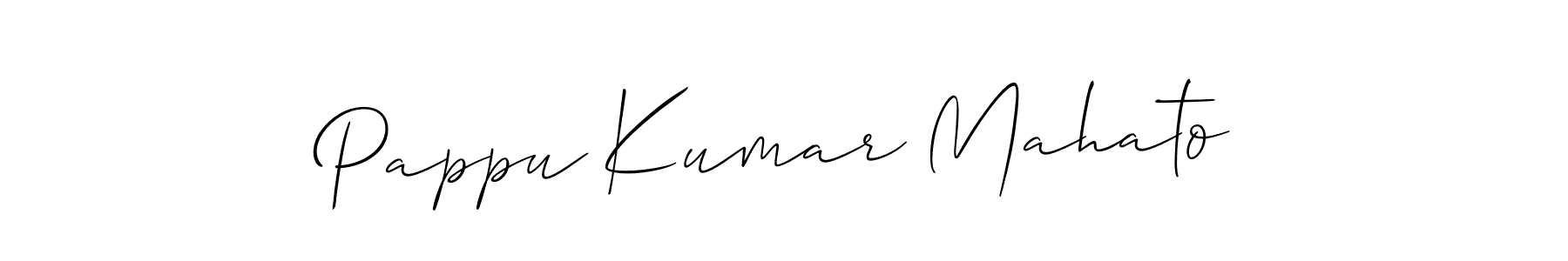 Similarly Allison_Script is the best handwritten signature design. Signature creator online .You can use it as an online autograph creator for name Pappu Kumar Mahato. Pappu Kumar Mahato signature style 2 images and pictures png