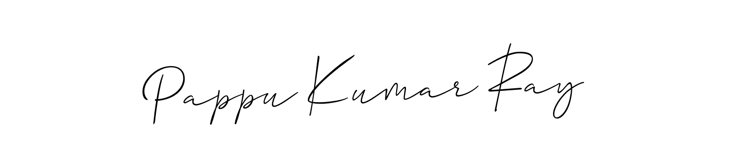 The best way (Allison_Script) to make a short signature is to pick only two or three words in your name. The name Pappu Kumar Ray include a total of six letters. For converting this name. Pappu Kumar Ray signature style 2 images and pictures png